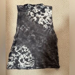 Lululemon dark gray all yours tie die tank
